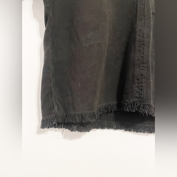 Maven West 100% Tencel Black Fringe Shirt - Picture 5 of 6